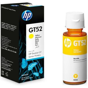 HP GT52 Jaune - Bouteille d'encre HP d'origine