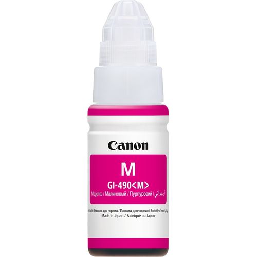 Canon GI-490 M Magenta - Bouteille d'encre Canon d'origine