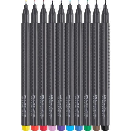 أقلام الفاينلاينر Faber-Castell Grip Finepen مقاس 0.4 مم - 2