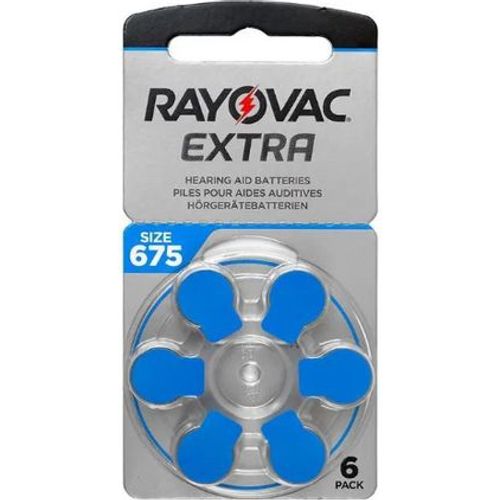 Piles auditives Rayovac 675 Extra
