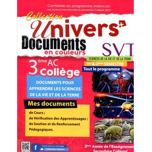 Univers Plus SVT 3AC