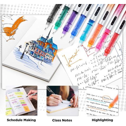 Stylos à Bille Deli Think Q300-8C - 2