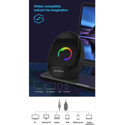 YOUAIYOU G600 Haut parleur 3.5W USB 2.0