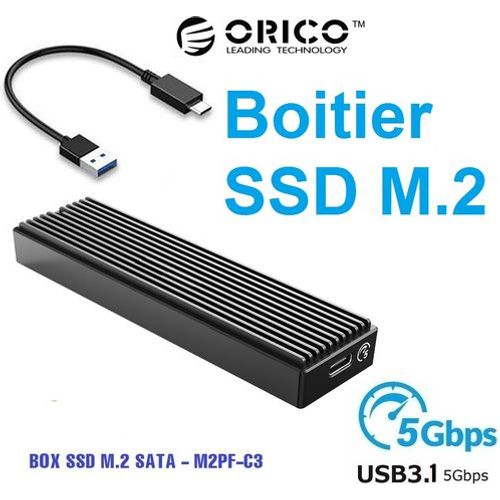 Boitier ORICO NVMe Vers USB 3.1 Type-C 10 Gbps - 2