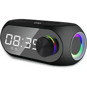 youaiyou YY-801 haut parleur RGB musique Radio réveil Bluetooth lumière RGB carte TF Fm