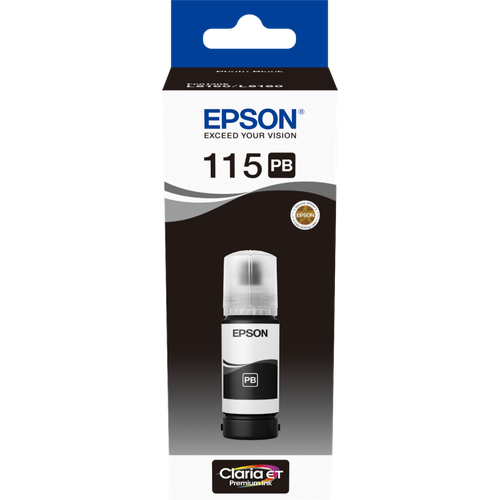 Epson 115 Photo Noir - Bouteille d'encre Epson EcoTank d'origine