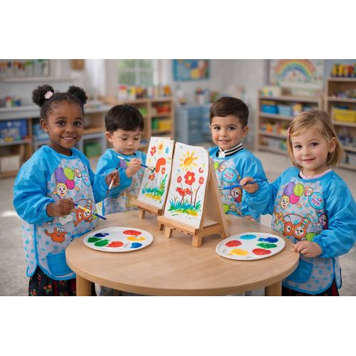 مريلة طلاء للأطفال Maped Color’Peps مقاس 82سم -110 سم – مقاومة للماء ومتينة - 2