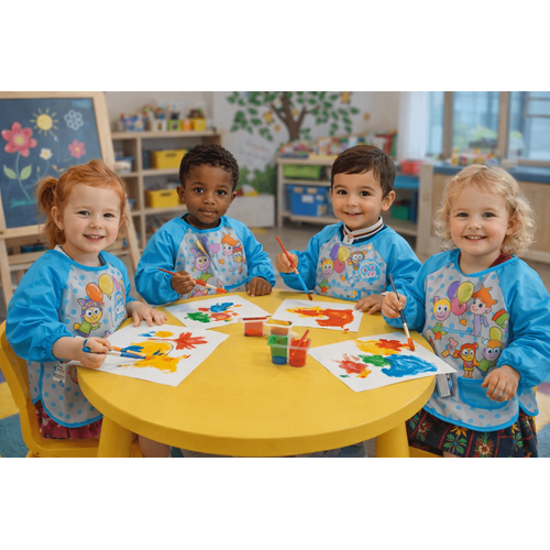 مريلة طلاء للأطفال Maped Color’Peps مقاس 82سم -110 سم – مقاومة للماء ومتينة - 3