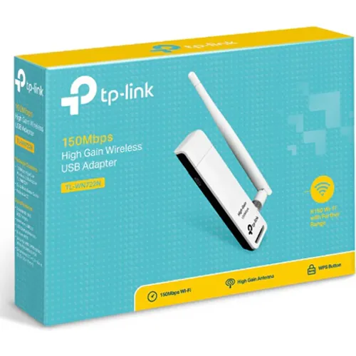 TP-Link WN722N - Clé USB WiFi à gain élevé 150Mbps