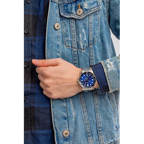 Montre Casio Homme Cadran bleu Bracelet en acier inoxydable – MTP-VD300D-2EUDF - 3