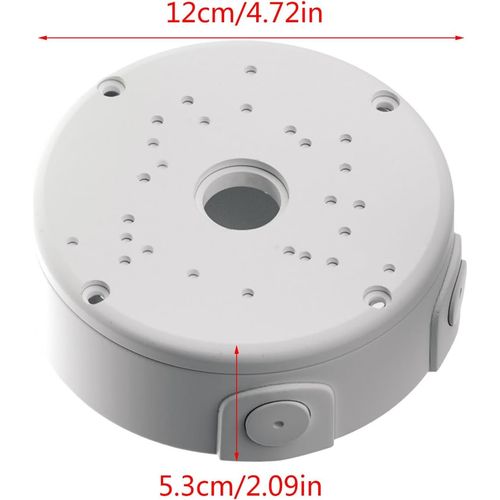 Boîte de jonction étanche pour caméra de surveillance – Support de fixation intérieur et extérieur - 3