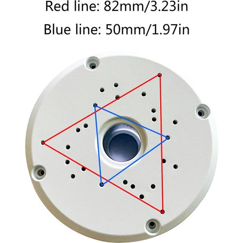 Boîte de jonction étanche pour caméra de surveillance – Support de fixation intérieur et extérieur - 4