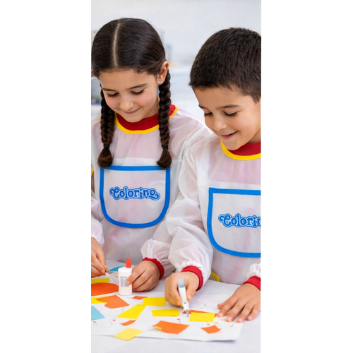 مريلة أطفال كولورينو بأكمام طويلة – عمر 3-6 سنوات - 5