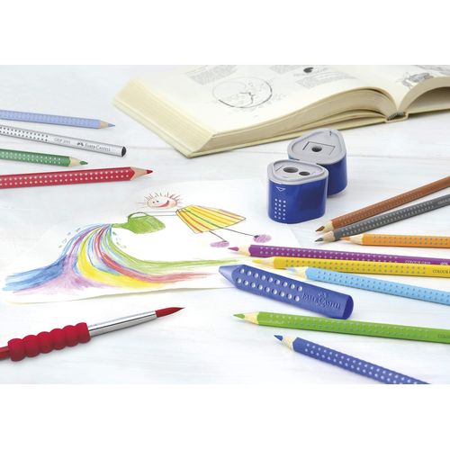 أقلام تلوين مائية فابر كاستل غريب – علبة 24 قلم – قبضة مريحة - 5