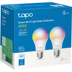 Ampoule connectée Wi-Fi intelligente multicolore Tapo L530E - Pack de 2