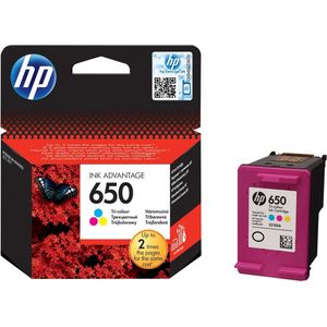 HP 650 trois couleurs - Cartouche d'encre HP d'origine