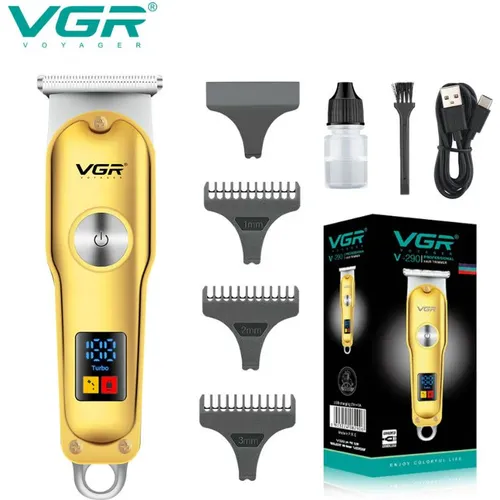 Tondeuse de barbe professionnelle VGR V-290 avec écran LED et indicateur d’autonomie - 2