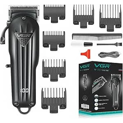Tondeuse à cheveux professionnelle VGR V-282 sans fil rechargeable