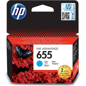 HP 655 Cyan - Cartouche d'encre HP d'origine