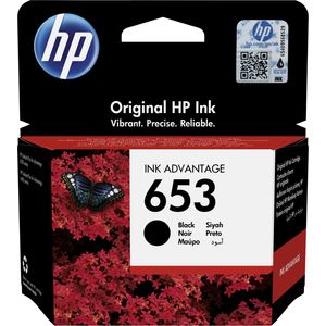 HP 653 noir - Cartouche d'encre HP d'origine Ink Advantage