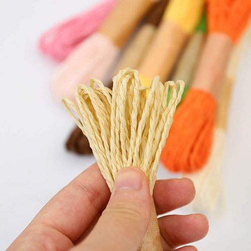 Cordes en Papier Torsadé 2 mm x 10 m – Ficelle Décorative Multicolore pour Loisirs Créatifs et Emballage au Maroc - 5