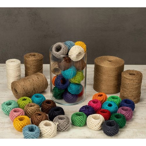 Ficelle de jute colorée 1mmx25m - 5