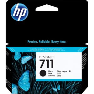 HP 711 Noir - Cartouche d'encre HP d'origine