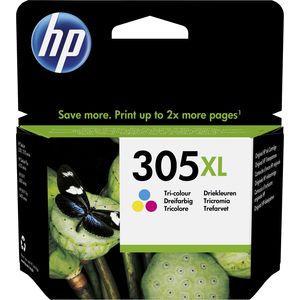 HP 305XL trois couleurs - Cartouche d'encre grande capacité HP d'origine