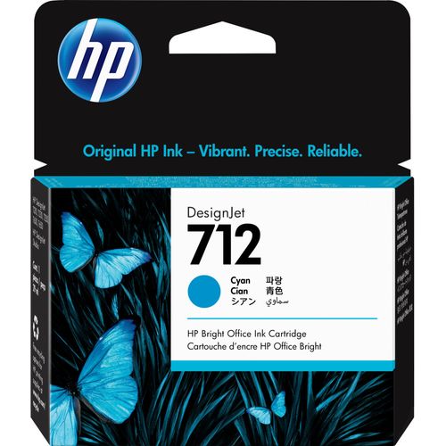 HP 712 Cyan - Cartouche d'encre HP d'origine