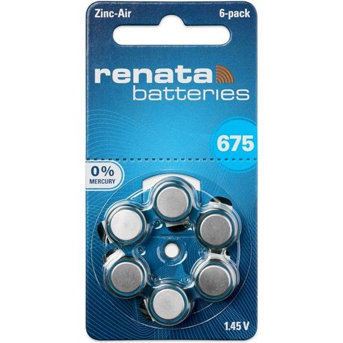 Piles auditives Renata 675 x6