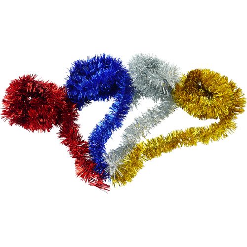 Guirlandes métallisées - Pack de 4 couleurs assorties - 2