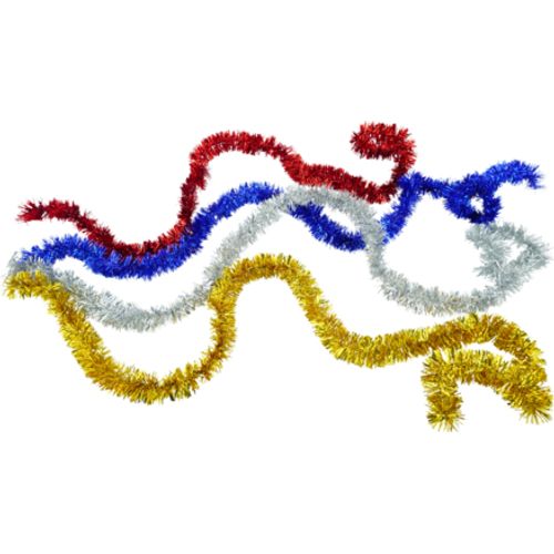 Guirlandes métallisées - Pack de 4 couleurs assorties - 3