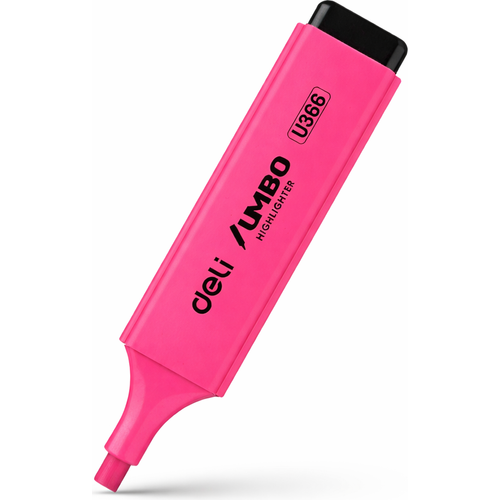 Surligneurs Deli Jumbo U366 HIGHLIGHTER - Rose