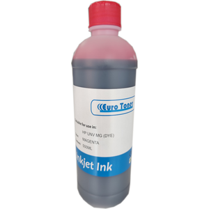 Encre Magenta 500 ML EuroToner High Quality compatible avec HP et Canon