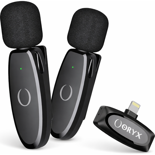 Microphone ORYX W-MIC DUO Wireless iPhone – Micro cravate sans fil 